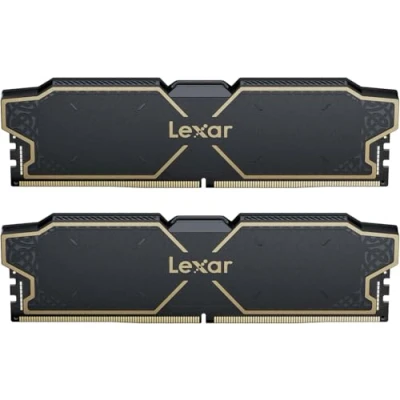 Bild av Lexar THOR OC DDR5 RAM 32GB Kit (2x16GB) 6000 MHz, DRAM 288 pin UDIMM Desktop Memory, Högpresterande Spel Datorminne för Intel XMP 3.0/AMD EXPO, On die ECC, 1.35V(LD5U16G60C3)