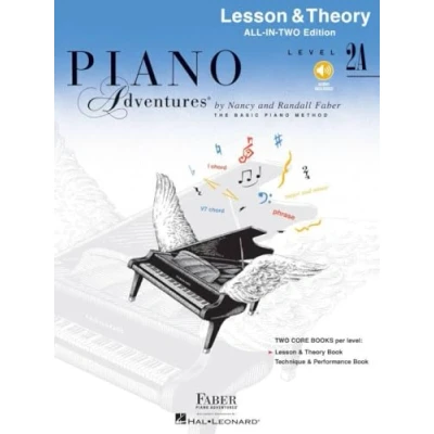Bild av Nancy faber &amp; randall : piano adventures: Lesson Theory book level 2a: Anglicised Edition