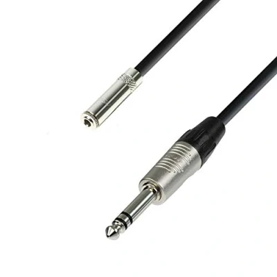 Bild av Adam Hall kablar 4 STAR BYV 0600 symmetrisk kabel REAN minijack kvinnlig TRS på jack 6 m