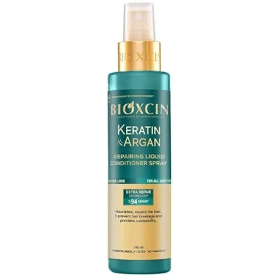 Bild av Bioxcin keratin &amp; argan Leave In Conditioner Spray 150 ml för djupverkande reparation och glans anti frissigt kluvna toppar alla hårtyper