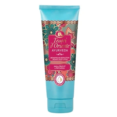 Bild av TESORI D&#039;ORIENTE BODY LOTION AYURVEDA 250 ml, aromatisk kroppslotion med amla fruktextrakt, sesamolja, aloe vera och kalendula, wellness ritual för kropp sinnen