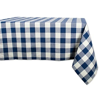 Bild av DII Kökssamling, svart &amp; vit, 14 x 72 bordslöpare Tablecloth, 60x104&quot; Navy and Cream