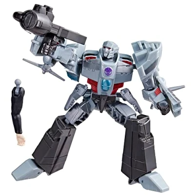 Bild av Transformers Toys EarthSpark Deluxe Class Megatron, actionfigur på 12,5 cm, robotleksaker för barn från 6 år