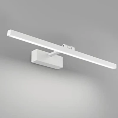 Bild av Klighten LED spegellampa badrum 60 cm 18 W, 180 graders rotation vägglampa för IP44 vattentät, badrum, aluminium, 1170 lumen, kall vit 5500 K,