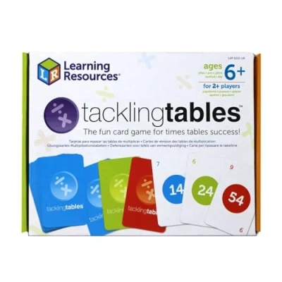 Bild av Learning Resources LSP1212 UK multiplikationskort &quot;Tackling Tables&quot; skolset