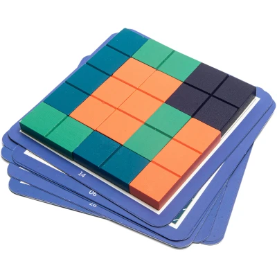 Bild av BS Toys Square Puzzle Wood Shape Game Trä