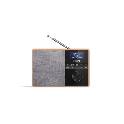Bild av Philips R5505/10 Bärbar Radio Bluetooth (Trähölje, DAB+/FM Radio, 3 tums Fullregisterhögtalarelement, Kökstimer, Köksradion, Nätströmsdriven eller Batteridriven) 2020/2021 Modell
