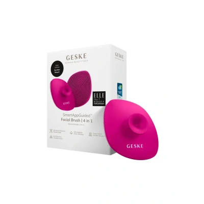 Bild av Geske 4in1 facial cleansing brush with handle and App (magenta)