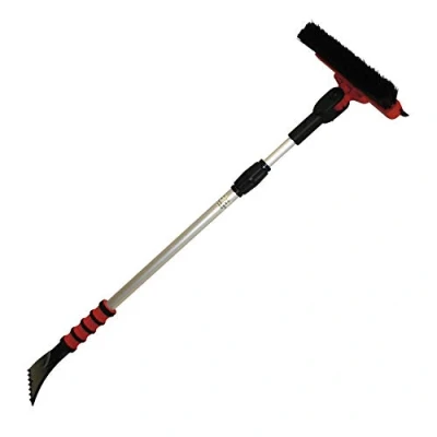 Bild av Petex 4603000 visp/isskrapa 4603 med gummiläpp, kvast 90 svängbar, teleskopstång längd 86132 cm