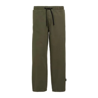 Bild av QS tvättade joggare av tung twill, Olivgrön, L