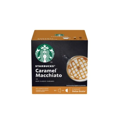 Bild av Kaffekapslar kompatibla med NESCAFÉ® Dolce Gusto® Starbucks Caramel Macchiato, 6+6 kpl.