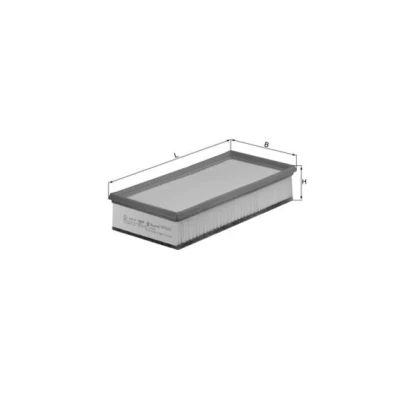 Bild av MAHLE ORIGINAL LX 1296 Filtre à air 66,0 156 325,0 Cartouche filtrante CITROËN: C8, C5 I 5 portes, Jumpy Van, LANCIA: Phedra, FIAT: Ulysse II