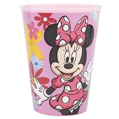 Bild av 260 ml BPA fri plasthink för barn MINNIE MOUSE SPRING LOOK