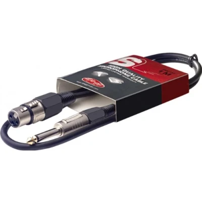 Bild av Stagg SMC1XP 1 m 3 stift x XLR hona/1 6,3 mm mono jack plugg mikrofonkabel