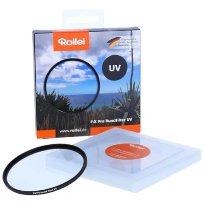 Bild av Rollei Extlithium_UV Runt filter 72 mm UV och skyddsfilter med titanring gjord av gorilla glas speciell beläggning storlek: