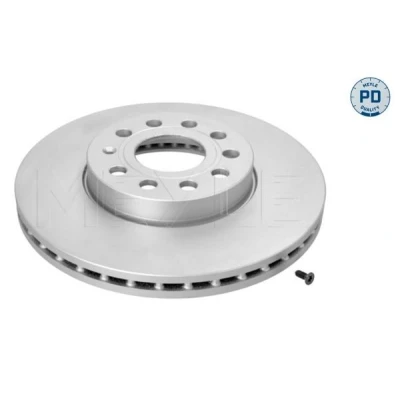 Bild av MEYLE 183 521 1045/PD Disque de frein Essieu avant 288 25 5 112 ventilé revêtu zinc à haute teneur en carbone avec vis/boulons PD Quality