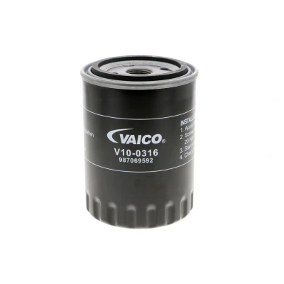 Bild av VAICO V10 0316 Filtre à huile 3/4 16 UNF Qualité originale avec un clapet de non retour vissé VOLKSWAGEN: GOLF 3, TRANSPORTER 4 Bus
