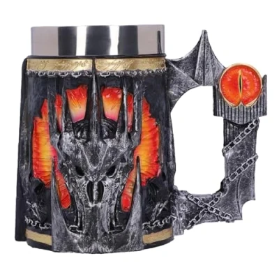 Bild av Nemesis Now officiellt licensierad Lord of The Rings Sauron Tankard, grå, 15,5 cm