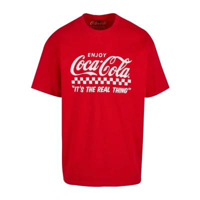 Bild av Merchcode COCA COLA Enjoy COKE Tshirt med print, Storlek: XS, Cityred