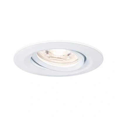 Bild av Paulmann 94292 Nova Mini LED Infälld belysning Mynt rund svängbar 1x4W takspotlight Vit matt Aluminium Varmvit 2700K, 4 W