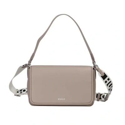 Bild av HUGO BAG FLAP Handväska, Storlek: One Size, Dark beige
