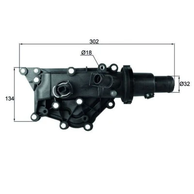 Bild av MAHLE ORIGINAL TH 59 83 Thermostat d&#039;eau avec joint d&#039;étanchéite RENAULT: Grand SCENIC 2, Kangoo II Express, /