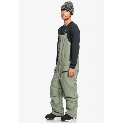 Bild av Quiksilver Utility BIB Snowboardbyxor, Storlek: Large, Green