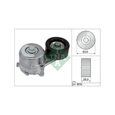 Bild av INA 534 0650 10 Tendeur, courroie trapézoïdale à nervures 63 29 OPEL: Astra J 5 portes, Zafira C Tourer, Insignia A 3/5 portes