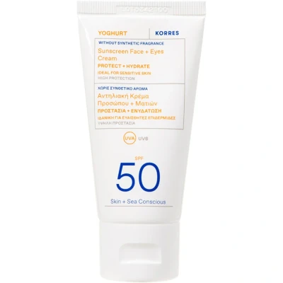 Bild av KORRES Yoghurt Face + Eyes Sunscreen SPF50 50 ml
