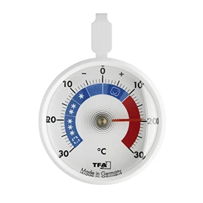 Bild av Analog kyltermometer för kylskåp, frys eller kylrum, liten och praktisk
