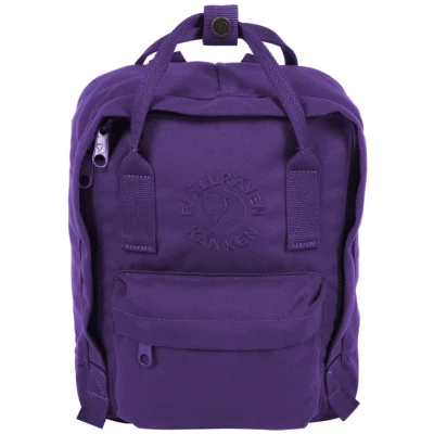 Bild av Fjällräven Re Kånken miniryggsäck, grön (Spring Green), 13 x 20 29 cm, 7 L Violett (djup violett)