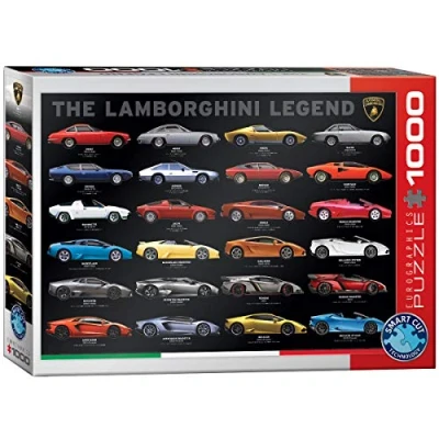 Bild av Eurographics THE Lamborghini Legend Pussel för barn, Storlek: One Size, Multi coloured