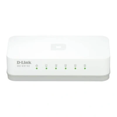 Bild av D link 5 Port Ethernet Easy Desktop Switch, 5x10/100Mbps Vit