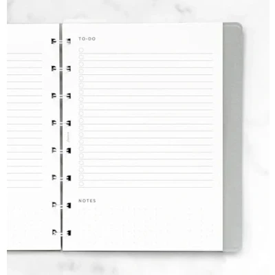 Bild av Filofax Inlägg To Do Notebook Refill A5, vit (132853)