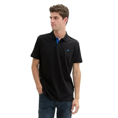 Bild av TOM TAILOR herr Basic pikétröja 1016502, 10668 Sky Captain Blue, S