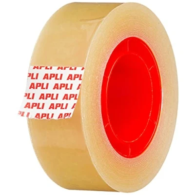 Bild av APLI 11328 Transparent självhäftande tejp 19 mm x 33 m