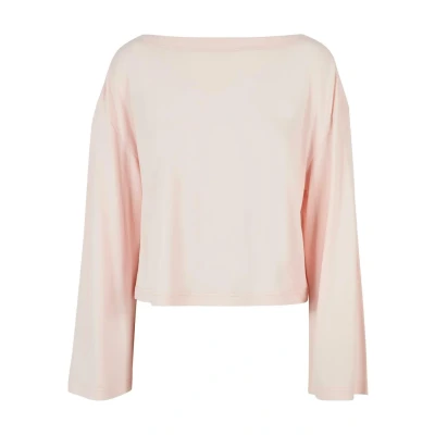 Bild av Urban Classics Short Bateau Necklinie Långärmad tröja för barn, Storlek: XXL, Pink