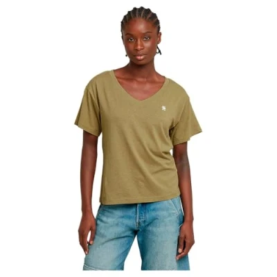 Bild av G STAR OPEN V Relaxed Tshirt bas, Storlek: XS, Chalk