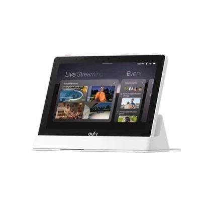 Bild av eufy Smart Display, Home Hub, 8 tums kontrollpanel, kompatibel med säkerhetsenheter, 4 vyer på 1 skärm, realtidsvarningar, dagliga rapporter, ingen prenumeration, klickskontroll