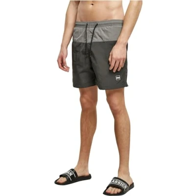 Bild av Urban Classics Block Surfshorts, Storlek: 4XL, Blackbird asphalt