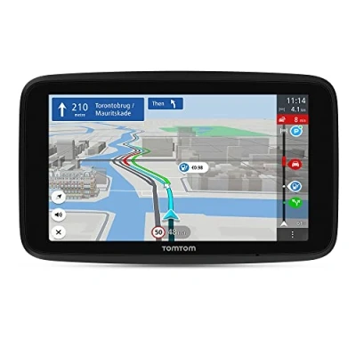 Bild av TomTom GO Discover bil GPS, 6 tum personbilsnavigator med trafikstocknings och fartkameravarningar från Traffic, världskartor, snabb wifi uppdatering, parkering, bränslepriser, magnetfäste
