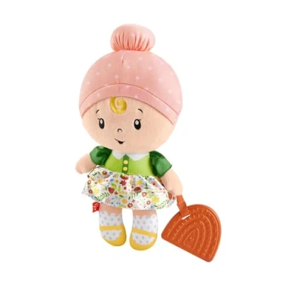 Bild av Fisher Price sensorisk bebisleksak, Cuddle &amp; Chime, första bebisdockan för barn från 6 månader, alla säljs separat, HXK44