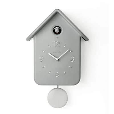 Bild av Guzzini Home, QQ Cuckoo Clock with Pendel Ljusgrå, 24,8 x 12 h39 cm 16860208