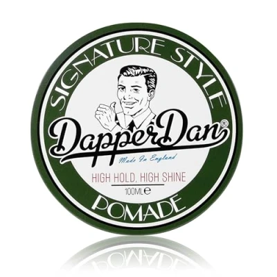 Bild av Dapper Dan Signature salva stil, hög glans hårsalva och förstärkt klädsel för män, gör klassiska stilar, vattenbaserad salva, bergamott läderparfym, 100 ml