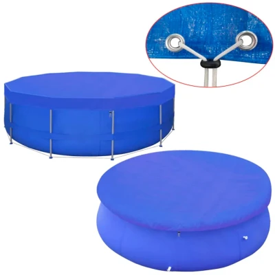 Bild av VidaXl Poolöverdrag Pe Runt 460 Cm 90 G/M²