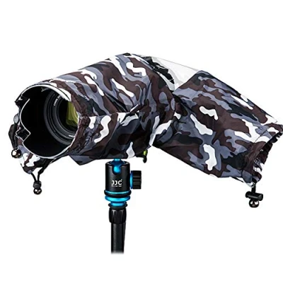 Bild av JJC Kamera regnskydd för Nikon Z7 Z6 D780 D850 D810 D800 D7500 D7200 D5600 D5500 Canon EOS 7D Mark II, 5DS R 850D 800D 760D 750D 90D 80D 770D Sony A99II A77II Kameror med liknande storlek Regnärm