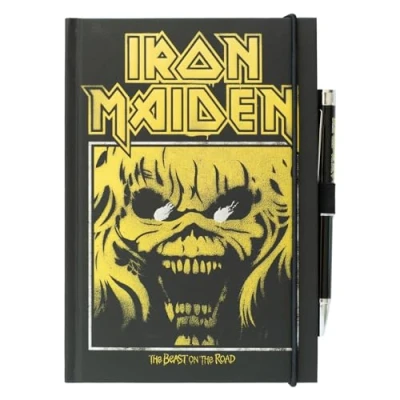 Bild av Grupo Erik Iron Maiden Premium A5 Notebook With Projector Pen Notebooks Notepads Notepad Gifts Merchandise
