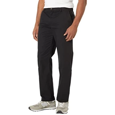 Bild av Amazon Essentials Herr rak passform skrynkelfri platt framsida chinos byxa, svart, 38 W x 34 L