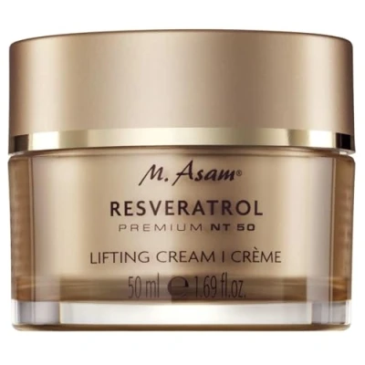 Bild av M. Asam resveratrol Premium NT50 lyftkräm (50 ml) anti aging kräm med för slät och synligt livad hud hyaluron kräm, ansiktsvård alla hudtyper