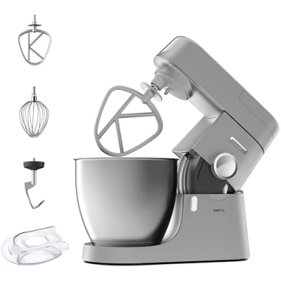 Bild av Kenwood KVL4100S Planetmixer Chef XL, Matberedarmixer, 1200W, 6,7L, Stål, Silver